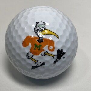 University of Miami Hurricanes Logo Golf Ball Vintage Spalding EUC
